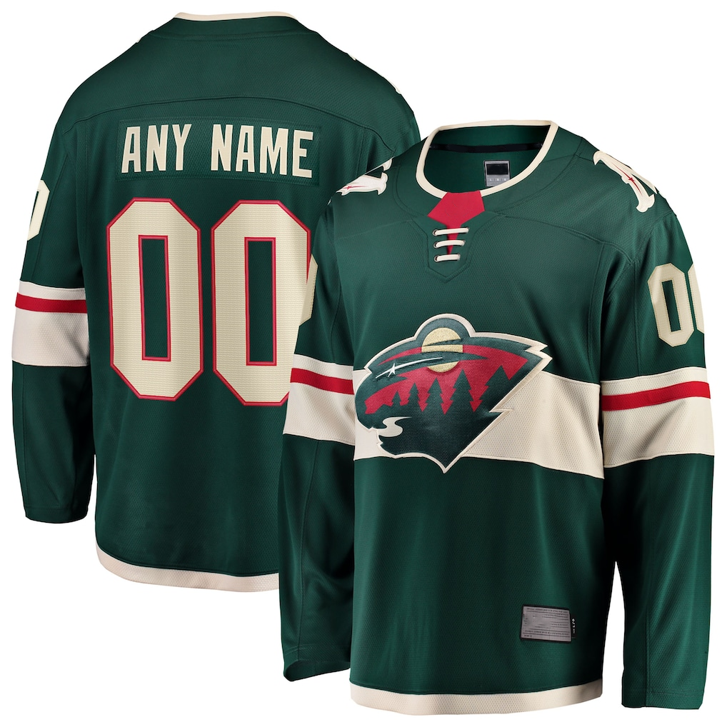 Seanshop Custom M.Wild Green Home Breakaway Jerseys