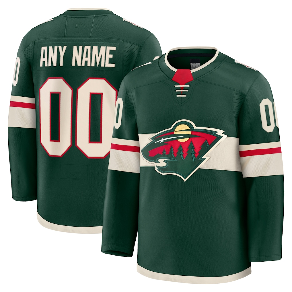 Seanshop Custom M.Wild Green Home Premium Jerseys
