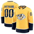 Seanshop Custom N.Predators Gold Home Premium Jerseys