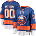 Seanshop Custom NY.Islanders Blue Breakaway Jerseys