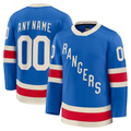 Seanshop Custom NY.Rangers Blue Centennial Premium Jerseys