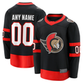 Seanshop Custom O.Senators Black Home Breakaway Jerseys