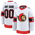 Seanshop Custom O.Senators White Away Premium Jerseys