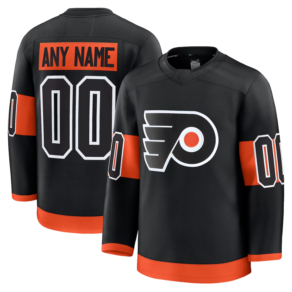 Seanshop Custom P.Flyers Black Alternate Premium Jerseys