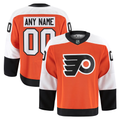 Seanshop Custom P.Flyers Orange Home Authentic Pro Jerseys