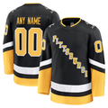 Seanshop Custom P.Penguins Black Alternate Premium Jerseys