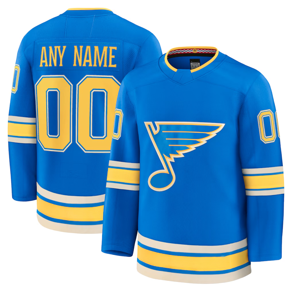 Seanshop Custom SL.Blues Blue Alternate Premium Jerseys