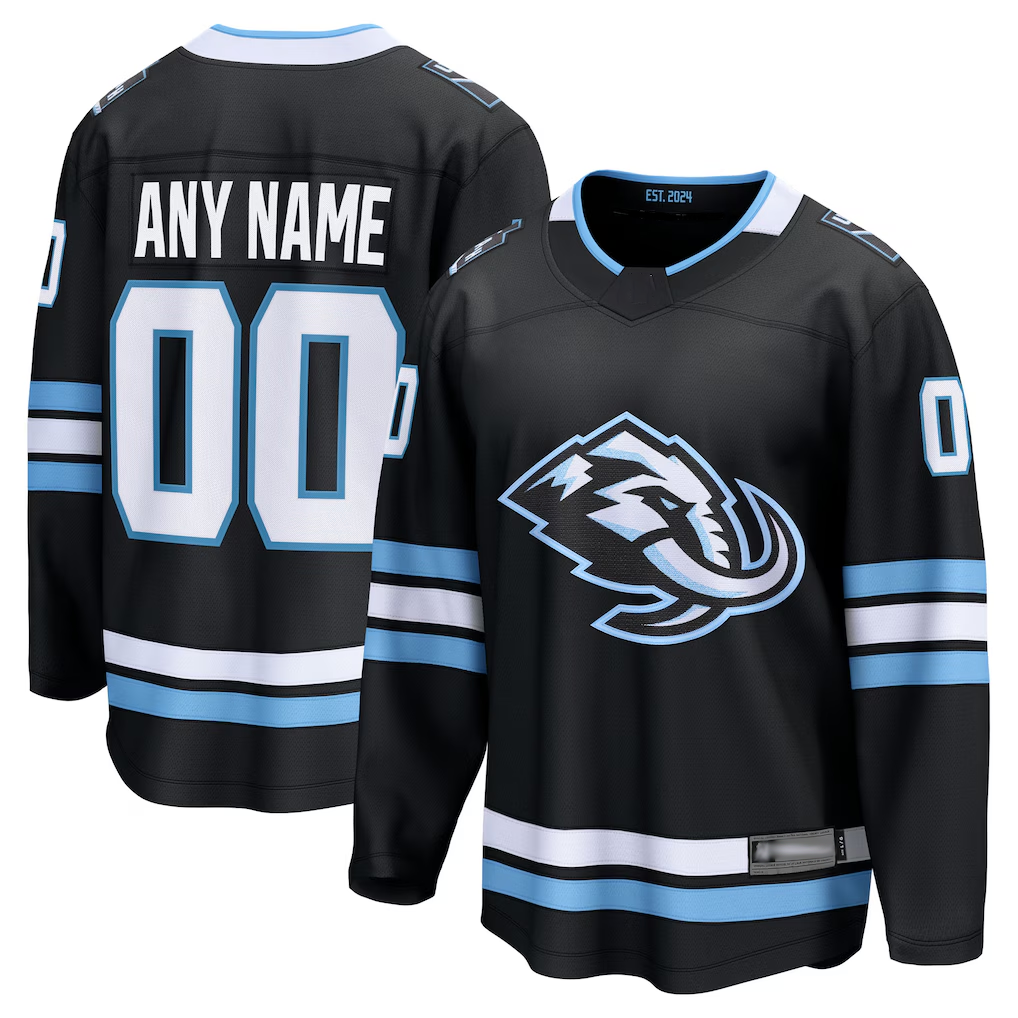 Seanshop Custom U.Mammoth Black Home Breakaway Jerseys