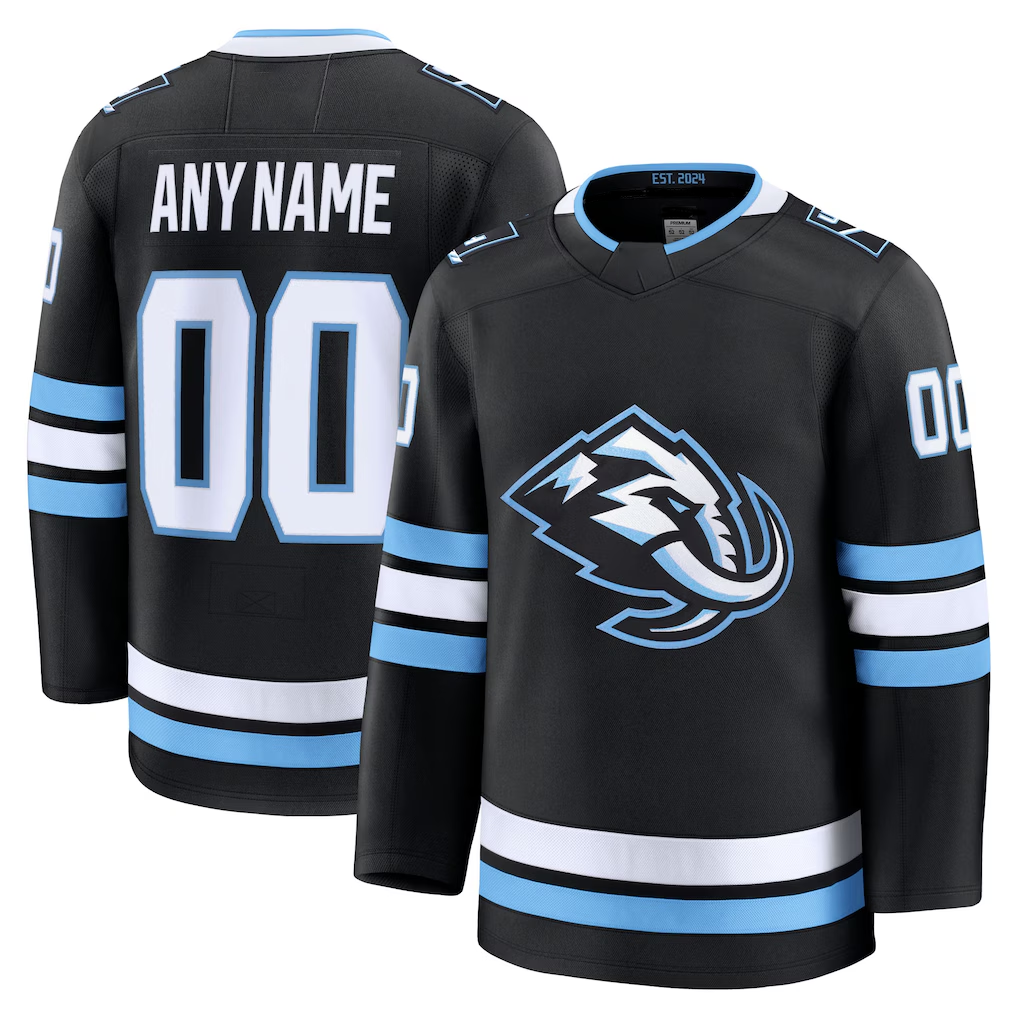 Seanshop Custom U.Mammoth Black Home Premium Jerseys