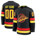 Seanshop Custom V.Canucks Black Alternate Premium Jerseys