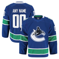 Seanshop Custom V.Canucks Blue Home Authentic Pro Jerseys