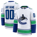Seanshop Custom V.Canucks White Away Premium Jerseys