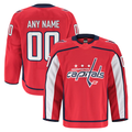Seanshop Custom W.Capitals Red Home Authentic Pro Jerseys