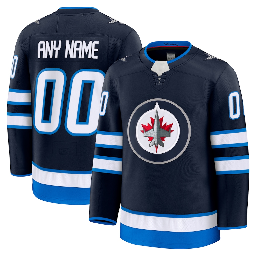 Seanshop Custom W.Jets Navy Home Premium Jerseys