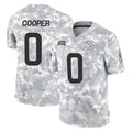 Seanshop D.Broncos #0 Jonathon Cooper Player Arctic Camo Salute To Service Limited Stitched Jerseys