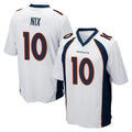 Seanshop D.Broncos #10 Bo Nix Player White Game Stitched Jerseys
