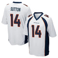 Seanshop D.Broncos #14 Courtland Sutton Player White Game Stitched Jerseys