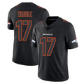 Seanshop D.Broncos #17 Jaylen Waddle Player Black Impact Limited Game Stitched Jerseys