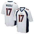 Seanshop D.Broncos #17 Jaylen Waddle Player White Game Stitched Jerseys