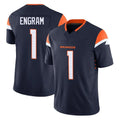 Seanshop D.Broncos #1 Evan Engram Player Navy Limited Vapor F.U.S.E. Home Game Stitched Jerseys