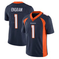 Seanshop D.Broncos #1 Evan Engram Player Navy Vapor Untouchable Limited Game Stitched Jerseys