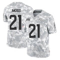 Seanshop D.Broncos #21 Riley Moss Player Arctic Camo Salute To Service Limited Stitched Jerseys