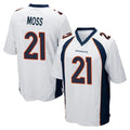 Seanshop D.Broncos #21 Riley Moss Player White Game Stitched Jerseys