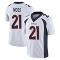 Seanshop D.Broncos #21 Riley Moss Player White Vapor Untouchable Limited Home Game Stitched Jerseys