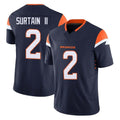 Seanshop D.Broncos #2 Pat Surtain II Player Navy Limited Vapor F.U.S.E. Home Game Stitched Jerseys
