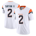 Seanshop D.Broncos #2 Pat Surtain II Player White Limited Vapor F.U.S.E. Home Game Stitched Jerseys