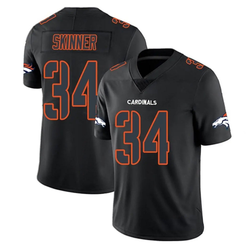 Seanshop D.Broncos #34 JL Skinner Player Black Impact Limited Game Stitched Jerseys