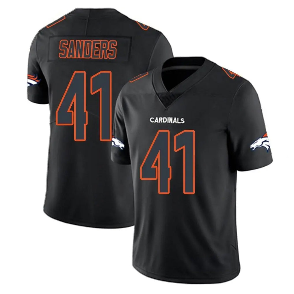 Seanshop D.Broncos #41 Drew Sanders Player Black Impact Limited Game Stitched Jerseys