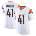 Seanshop D.Broncos #41 Drew Sanders Player White Limited Vapor F.U.S.E. Home Game Stitched Jerseys