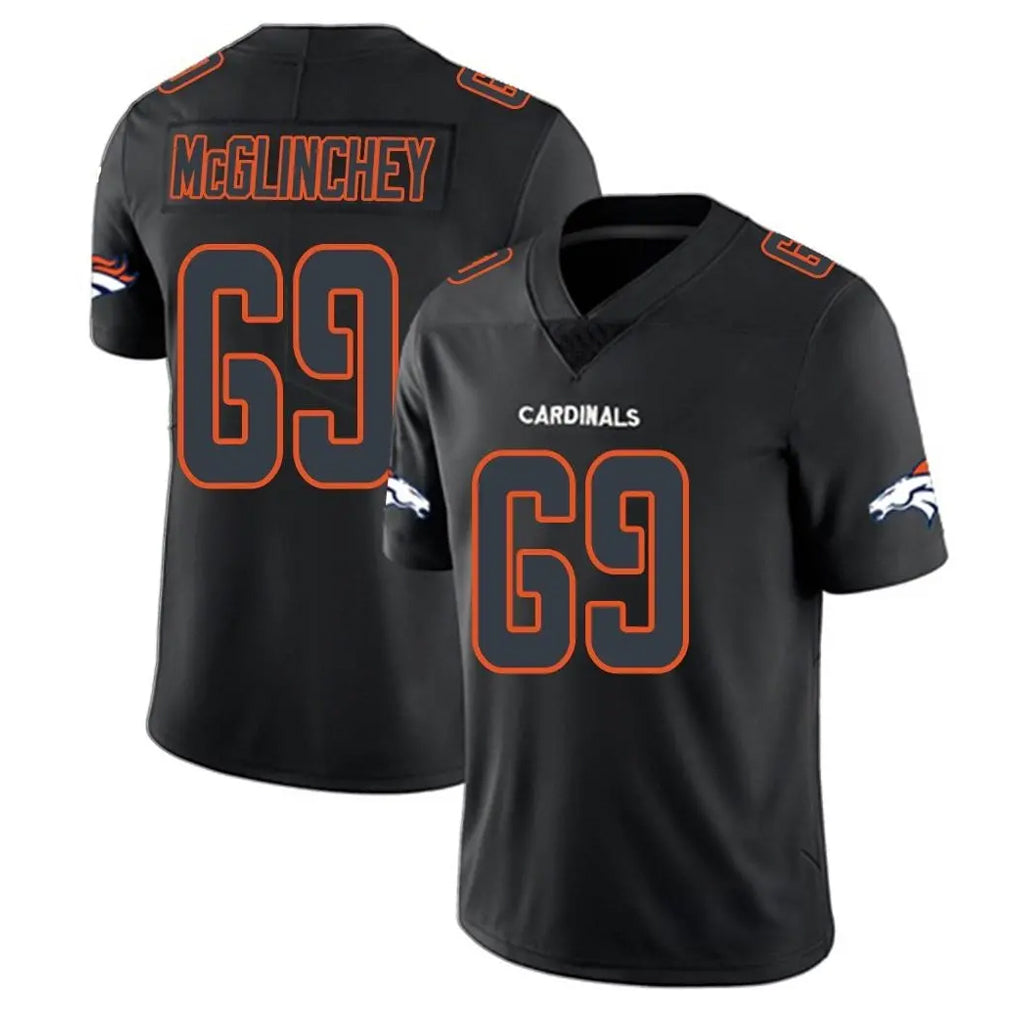 Seanshop D.Broncos #69 Mike McGlinchey Player Black Impact Limited Game Stitched Jerseys