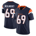Seanshop D.Broncos #69 Mike McGlinchey Player Navy Limited Vapor F.U.S.E. Home Game Stitched Jerseys