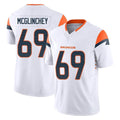 Seanshop D.Broncos #69 Mike McGlinchey Player White Limited Vapor F.U.S.E. Home Game Stitched Jerseys