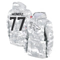 Seanshop D.Broncos #77 Quinn Meinerz Player Arctic Camo Salute to Service Hoodies Limited Game Stitched Jerseys