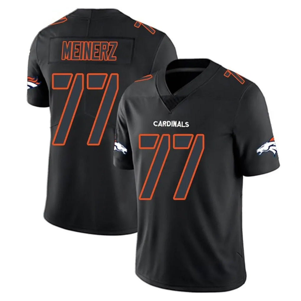 Seanshop D.Broncos #77 Quinn Meinerz Player Black Impact Limited Game Stitched Jerseys