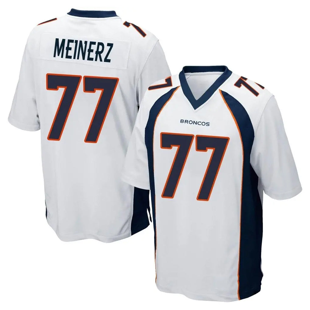 Seanshop D.Broncos #77 Quinn Meinerz Player White Game Stitched Jerseys
