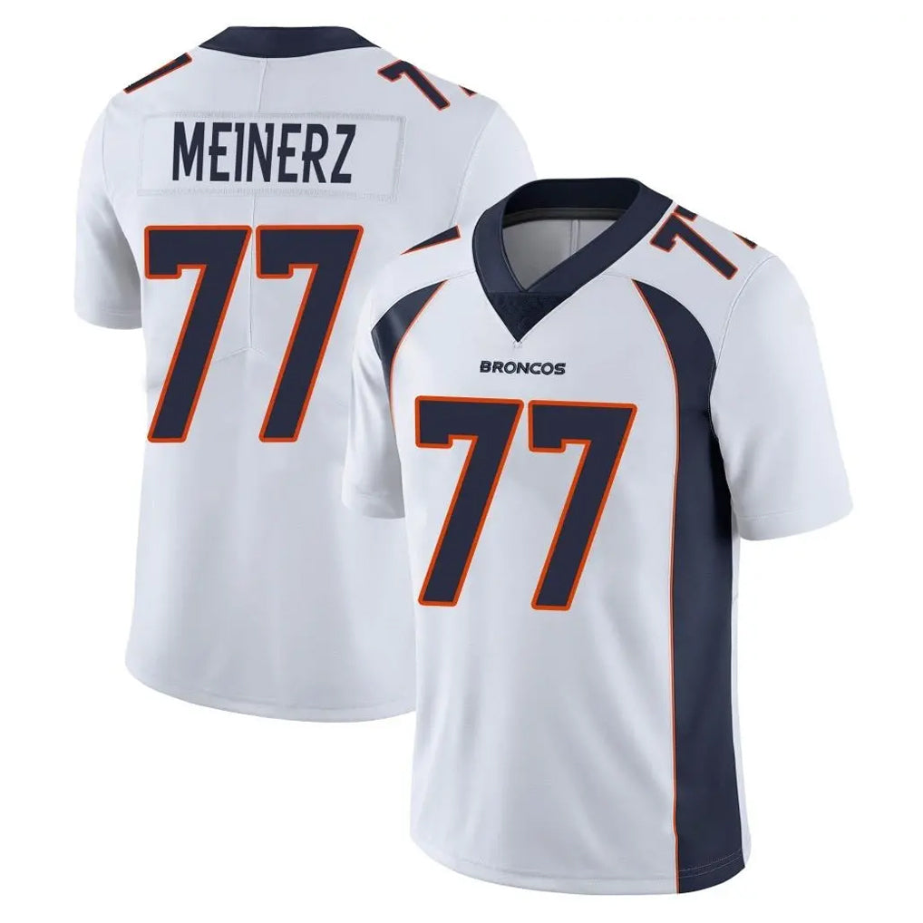Seanshop D.Broncos #77 Quinn Meinerz Player White Vapor Untouchable Limited Home Game Stitched Jerseys