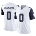 Seanshop D.Cowboys #0 DeMarvion Overshown Player White-Navy Limited Vapor F.U.S.E. Home Game Stitched Jerseys