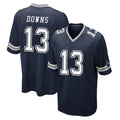 Seanshop D.Cowboys #13 Caleb Downs Player Navy Home Game Stitched Jerseys