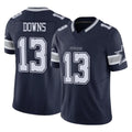 Seanshop D.Cowboys #13 Caleb Downs Player Navy Limited Vapor F.U.S.E. Home Game Stitched Jerseys