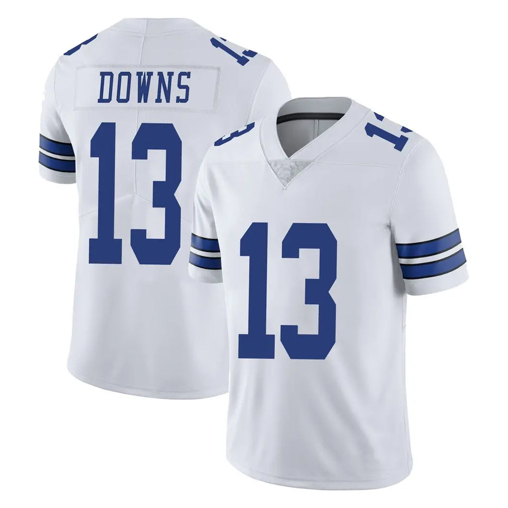 Seanshop D.Cowboys #13 Caleb Downs Player White Vapor Untouchable Limited Home Game Stitched Jerseys