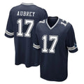 Seanshop D.Cowboys #17 Brandon Aubrey Player Navy Home Game Stitched Jerseys