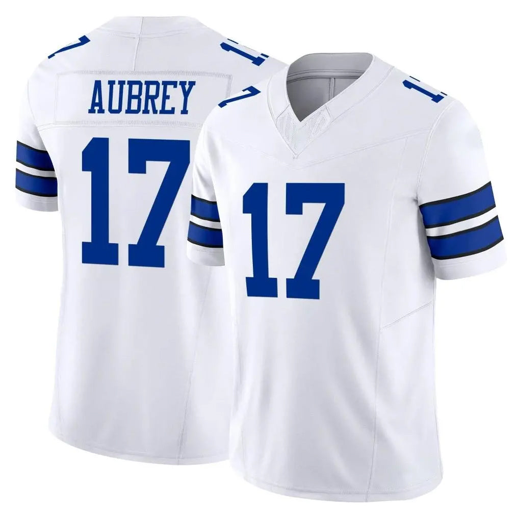 Seanshop D.Cowboys #17 Brandon Aubrey Player White Limited Vapor F.U.S.E. Home Game Stitched Jerseys