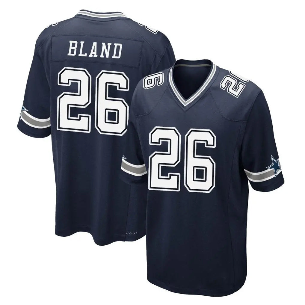 Seanshop D.Cowboys #26 DaRon Bland Player Navy Home Game Stitched Jerseys