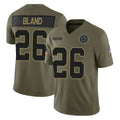 Seanshop D.Cowboys #26 DaRon Bland Player Olive 2025 Salute to Service Limited Home Game Stitched Jerseys