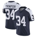 Seanshop D.Cowboys #34 Jalen Thompson Player Navy-White Limited Alternate Vapor Untouchable Home Game Stitched Jerseys