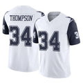 Seanshop D.Cowboys #34 Jalen Thompson Player White-Navy Limited Vapor F.U.S.E. Home Game Stitched Jerseys